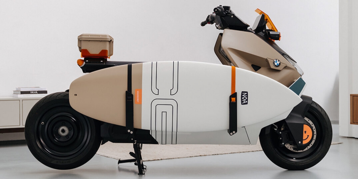 度假海灘風!BMW Motorrad與Vagabund Moto合作打造CE 04電動「滑板」車