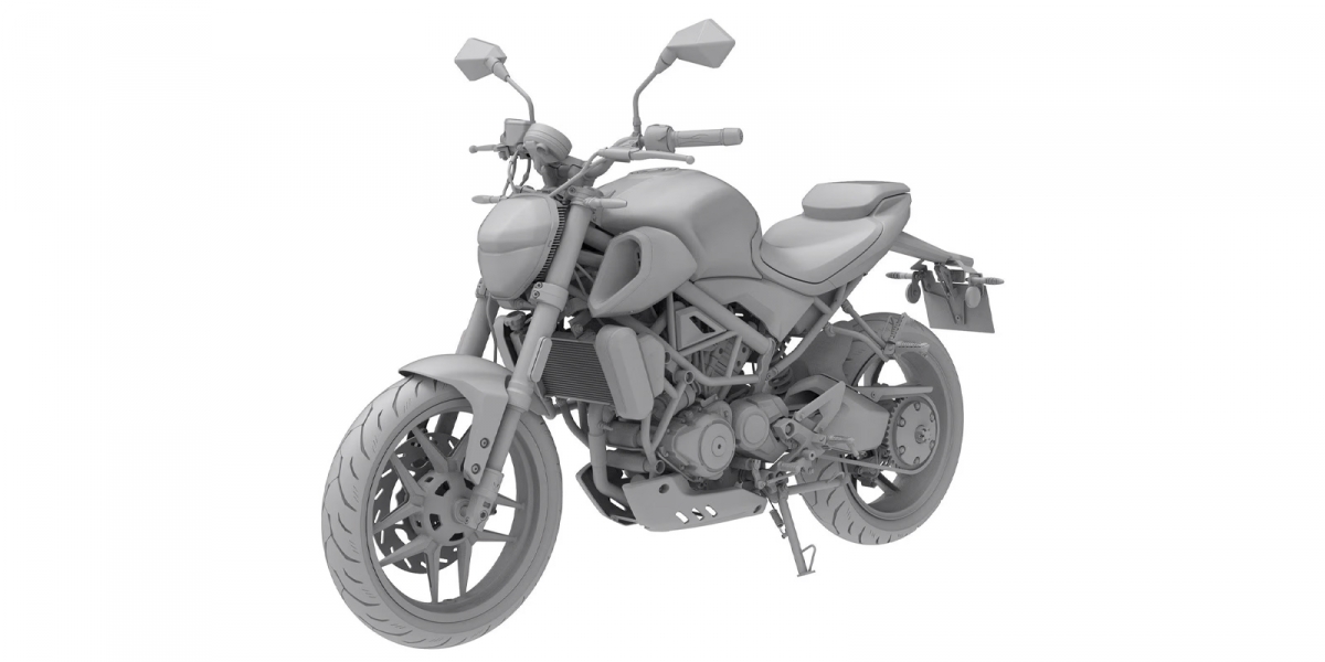 Honda VTR250 在中國穢土轉生? Benda 250 Roadster 3D 渲染圖曝光!