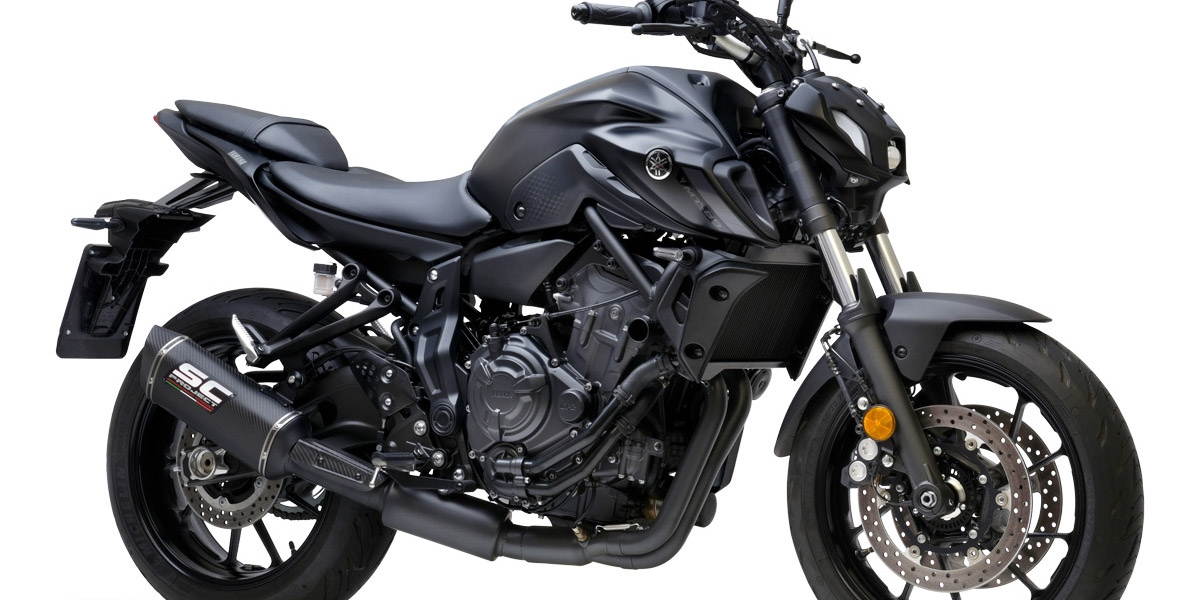 馬力提升1.6hp、外觀超低調!SC Project推出新款YAMAHA MT-07專用排氣管