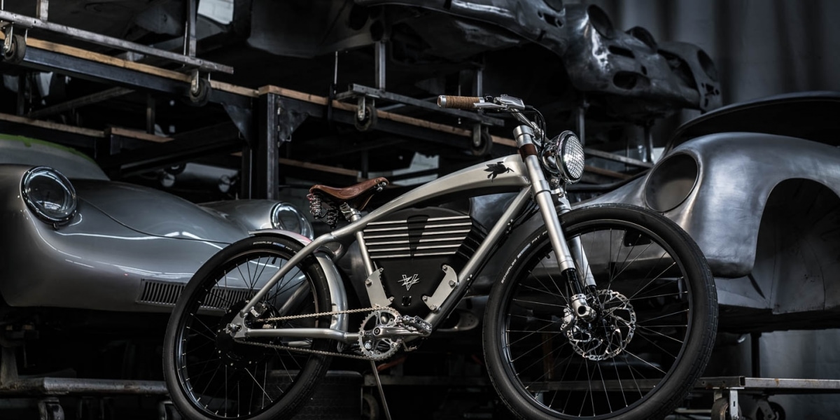 骨董保時捷的二輪化身。 EMORY Outlaw Tracker by VINTAGE ELECTRIC 電動腳踏車