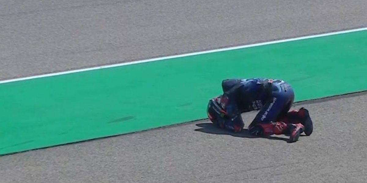 無情遭波及!Fabio Quartararo:Marquez滑了一下,我撞到他的後輪,我不太記得細節!
