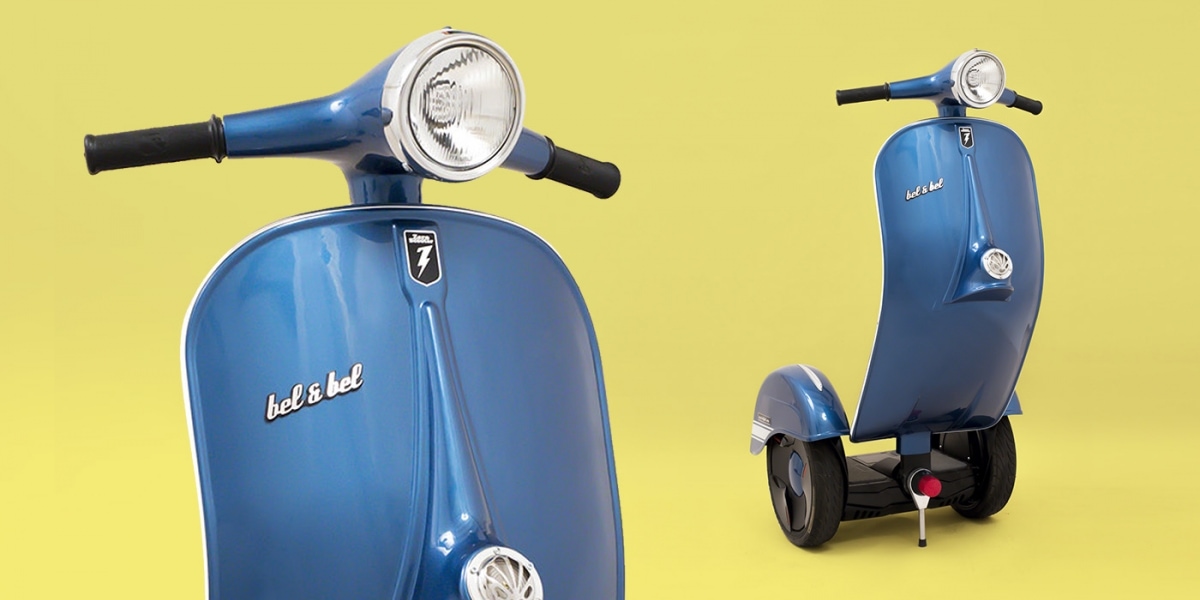 懸浮在經典之上。BEL&BEL 偉士牌Segway開賣