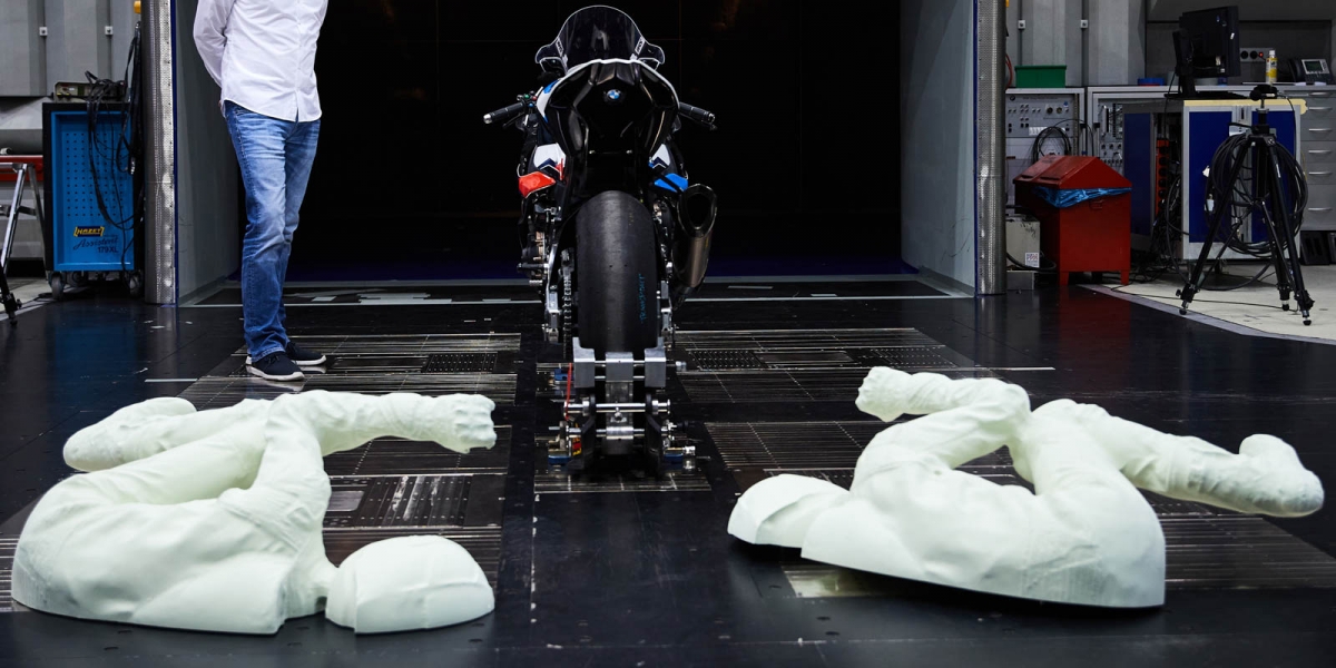 騎士 塑膠做的!BMW使用3D列印車手進行風洞測試