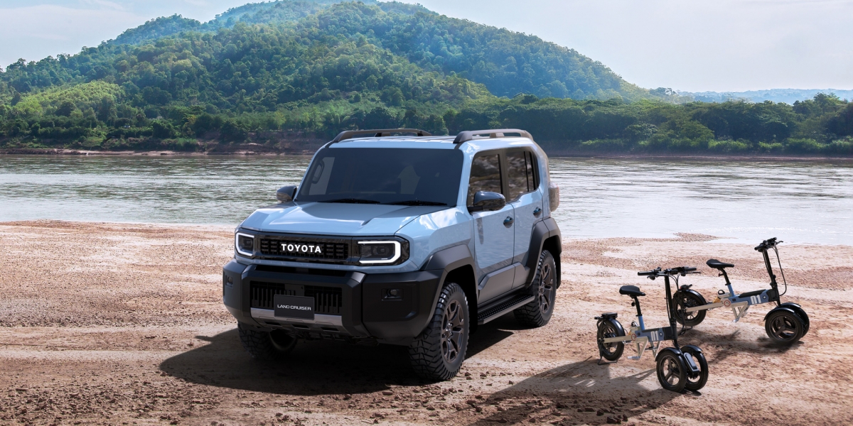 塞進後行李箱的三輪越野電車！Toyota Land Hopper 概念發表 跟 Land Cruiser 一起出門越野去