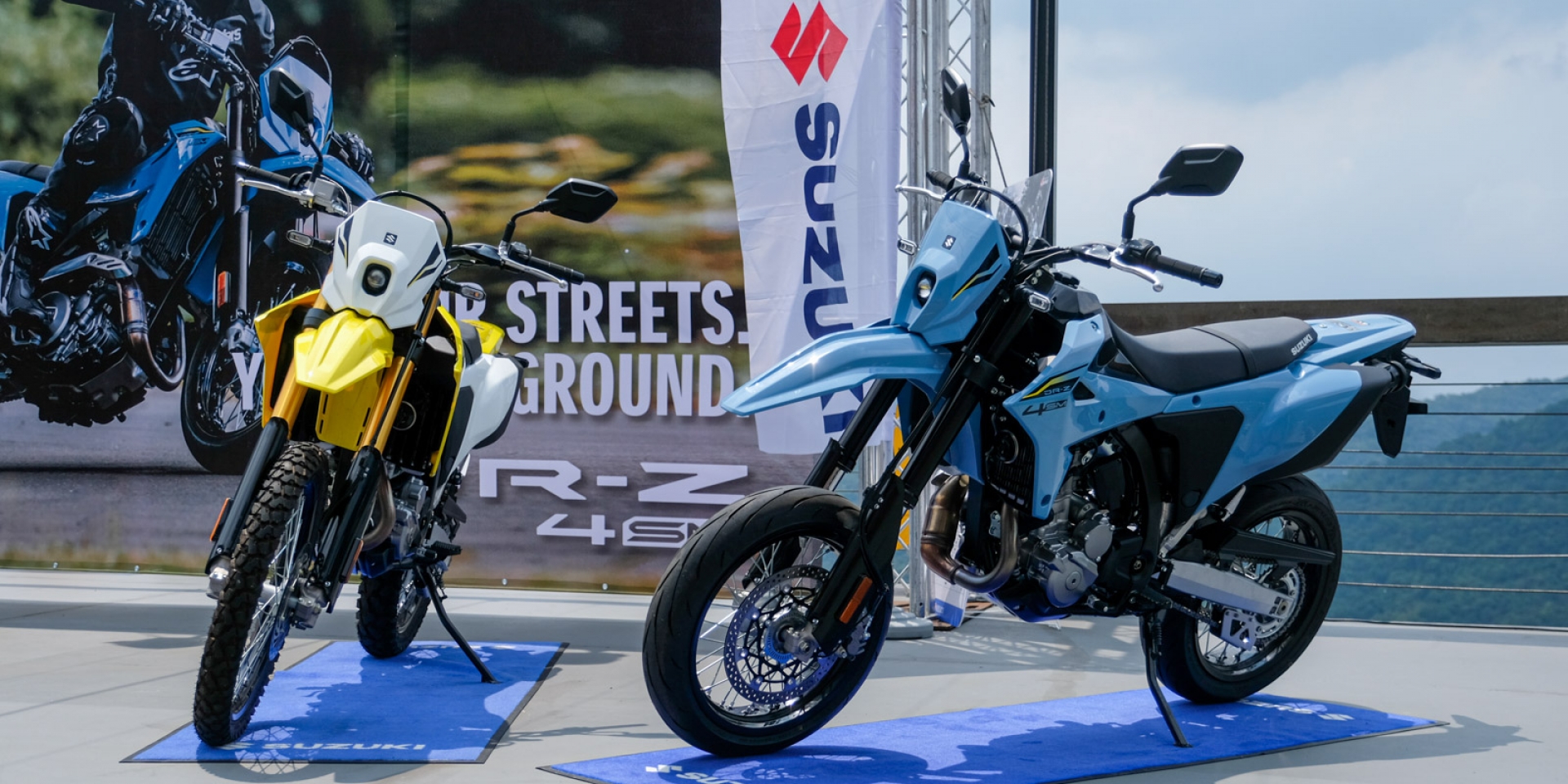 久等了～日系黃牌滑胎 上市優惠36.8萬！SUZUKI DR-Z4SM/S 滑胎越野均一價 台灣上市