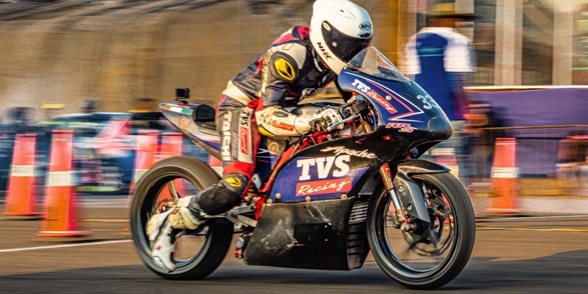 渦輪印度小鋼砲!TVS Racing Apache DR-TRUBO 1/4英里寫下賽事新紀錄