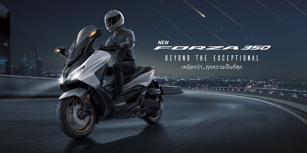 TFT儀表上身!2024 年款 Honda Forza350小改款 泰國搶先登場