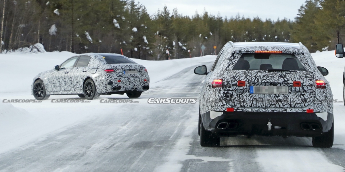 性能車型緊接而來!Mercedes-AMG C63、C63 Wagon偽裝車首次捕捉!