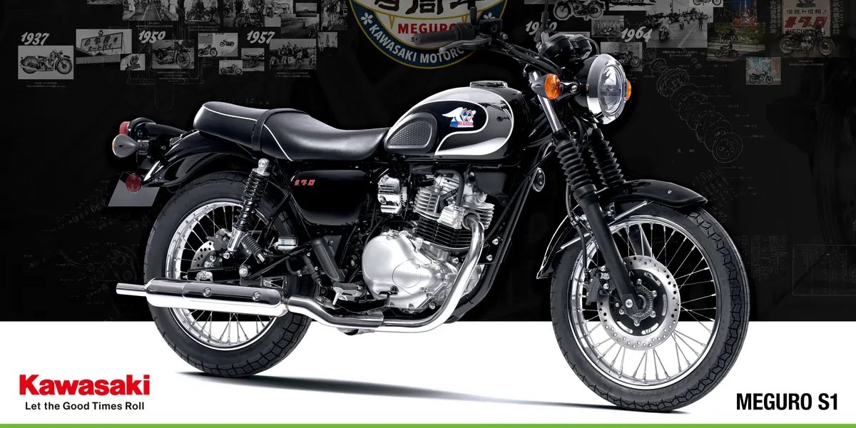 川崎的白牌復古車來了!KAWASAKI W230 / MEGURO S1 日本亮相