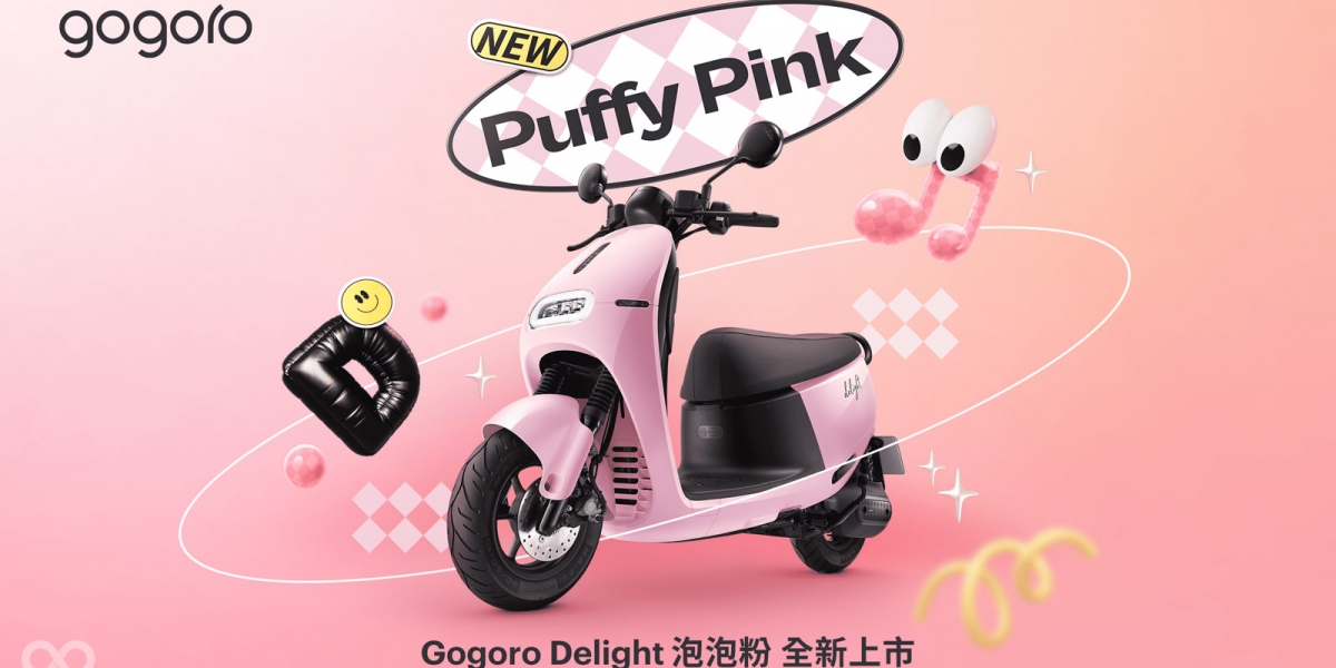 全新 Gogoro Delight 「泡泡粉」與「泡泡白」 新色上市! 新色登場送首年免費保養,再享免費升級三大智慧功能,回饋最高折約 $14,000 元!