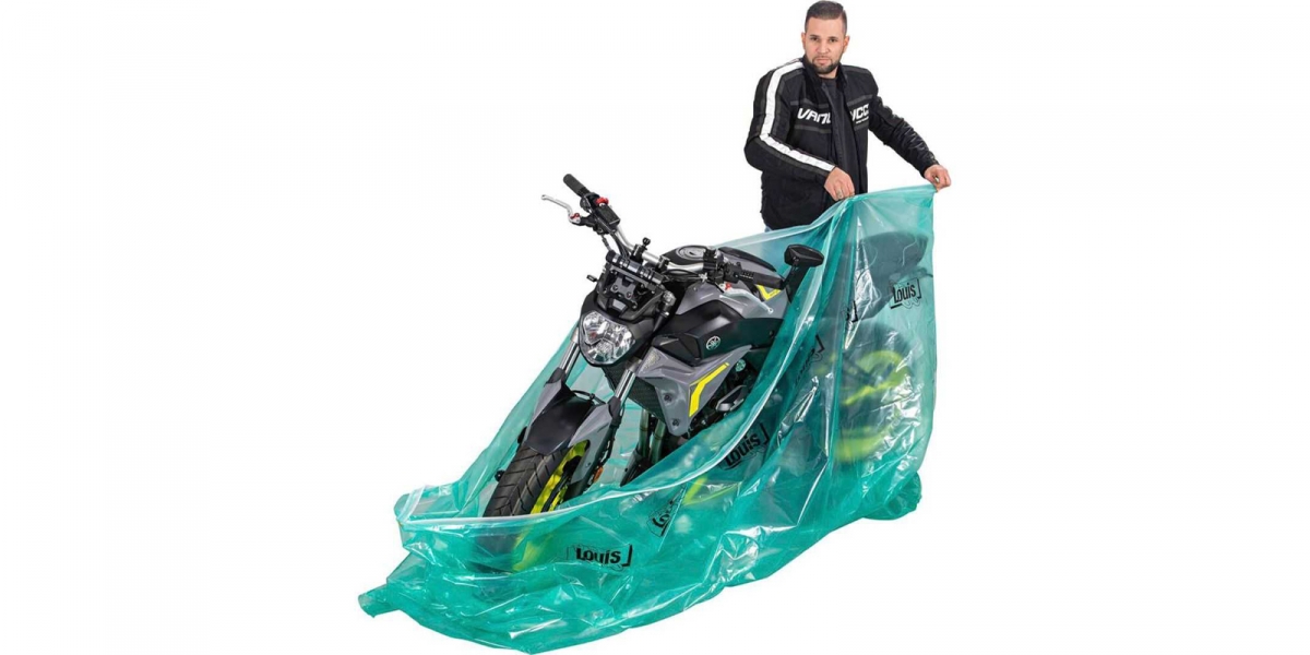 機車防鏽夾鏈袋!Louis Moto VCI折疊式車庫。