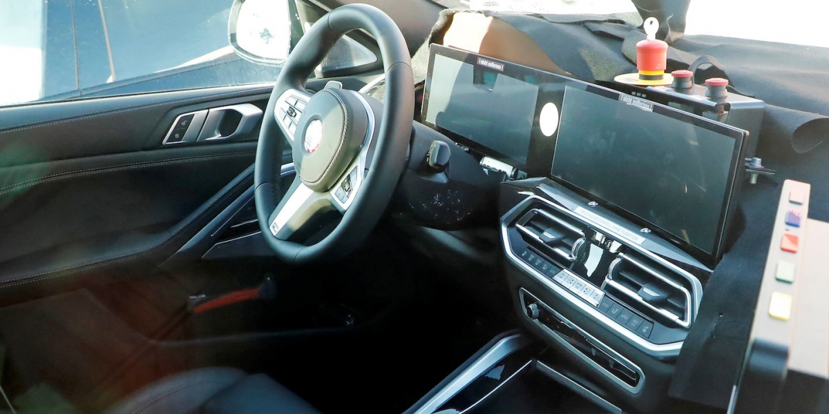 好眼熟的雙螢幕?!BMW小改款X6內裝搶先曝光!