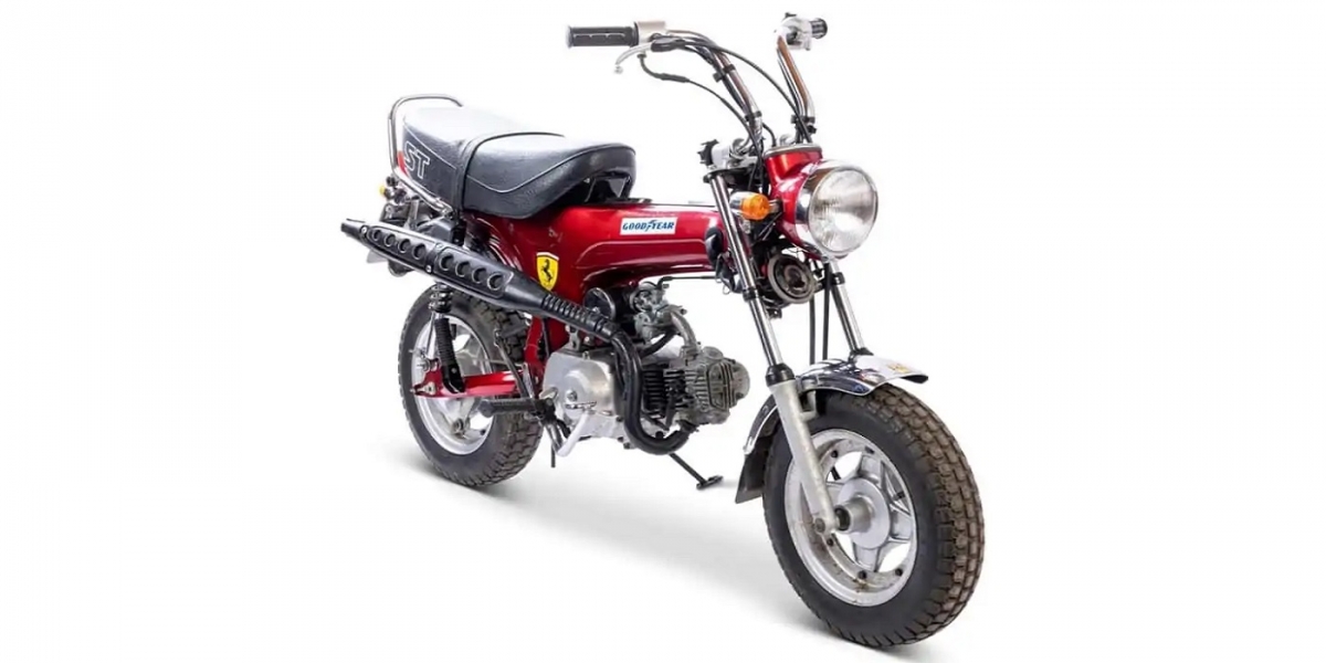 前F1賽車手經典收藏即將出售!Honda ST 70 'Ferrari' Formula One Paddock Bike將開放競標
