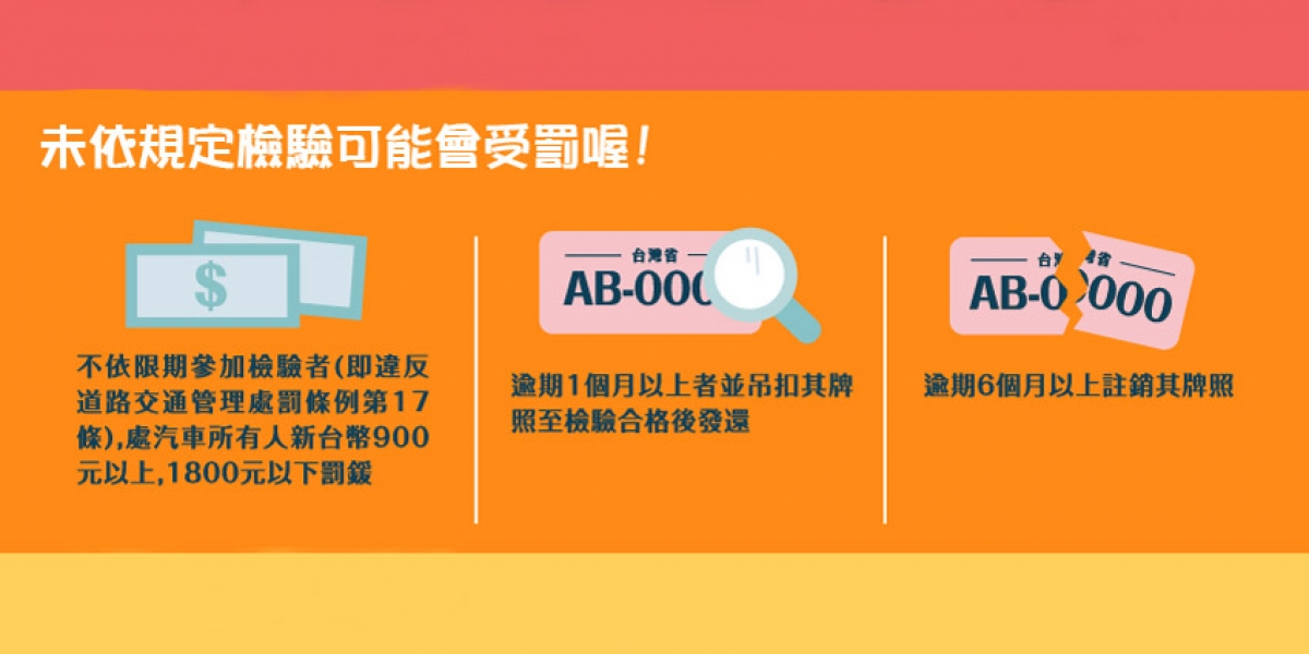 為了安全,大型重機/汽車 可「延後」驗車!