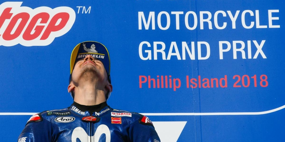 YAMAHA連敗惡夢終結!Maverick Vinales 澳洲奪冠!