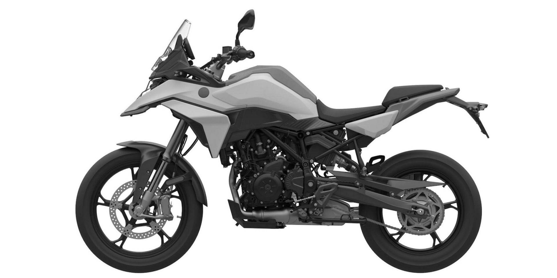 概念很豐滿，量產很骨感！BMW Motorrad F 450 GS 量產版專利圖現身