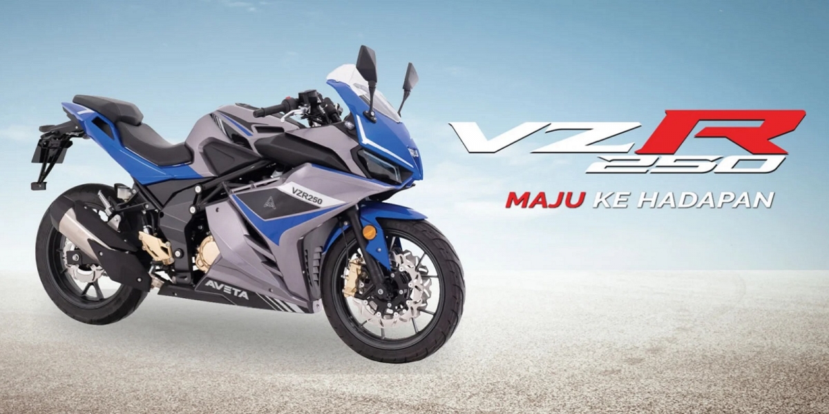 CBR650R頭燈造型搭配R3外觀設計?Aveta VZR250於馬來西亞市場正式發表