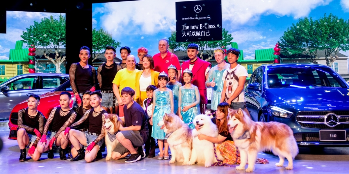 新車上市結合選秀表演!The new Mercedes-Benz B-Class上市派對