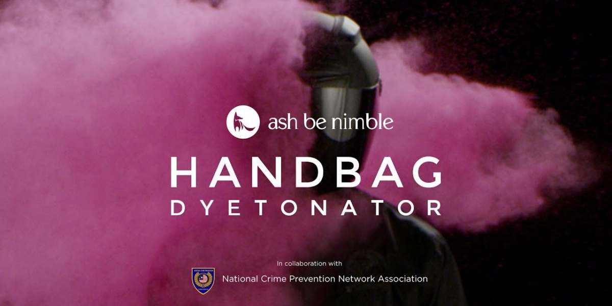 夜歸婦女必備。飛車搶匪的剋星Handbag Dyetonator防搶掛飾