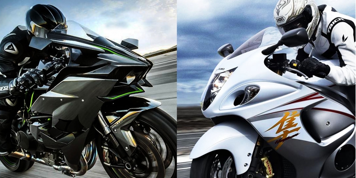 地表最速王者對決。當NINJA H2遇上HAYABUSA