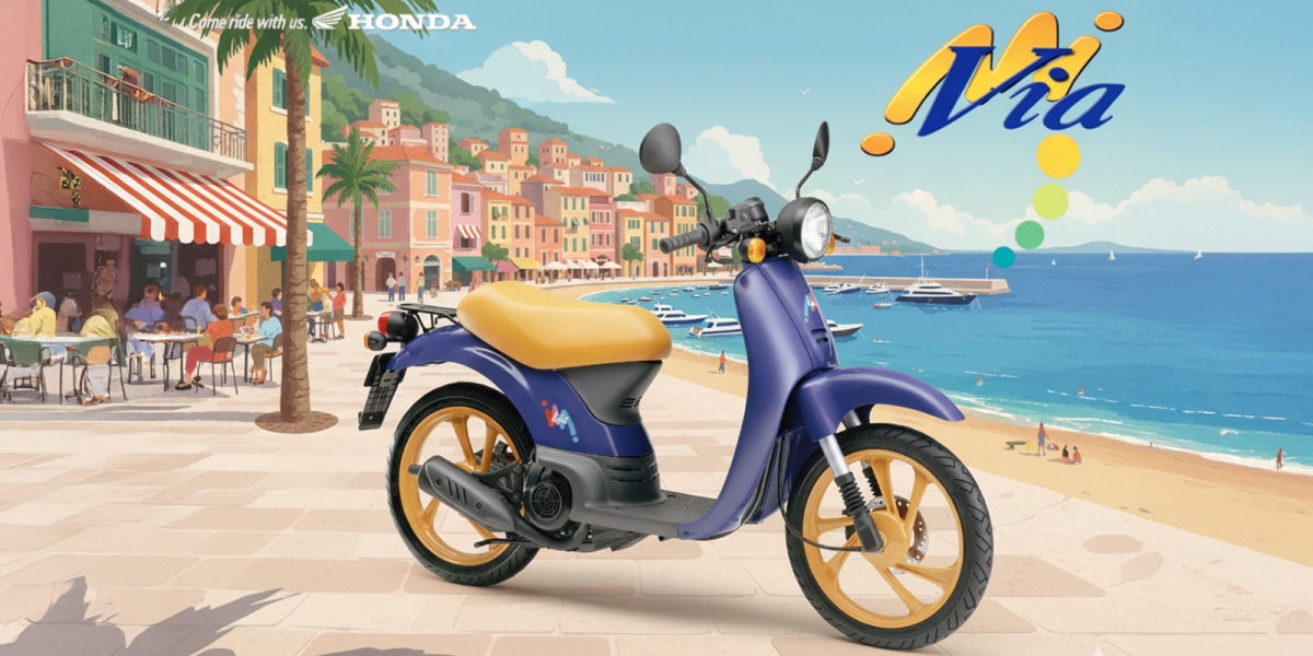 怪騎物語。穿西裝的未來獵戶座？Honda Via：義大利血統的圓燈科幻速克達