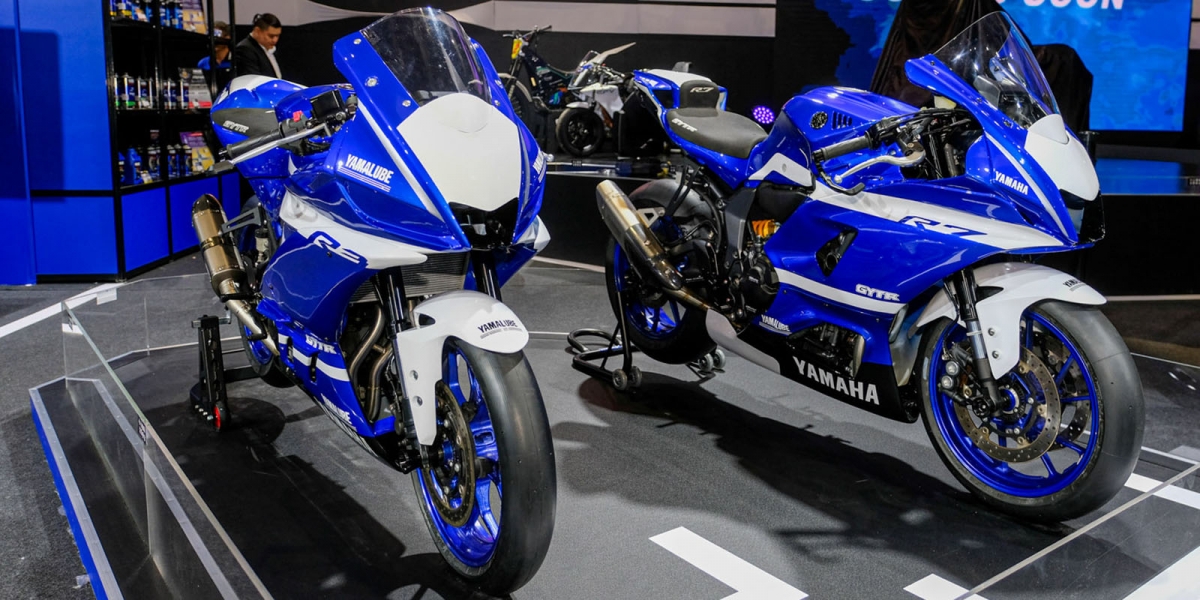 2024國際重型機車展。YAMAHA GYTR版YZF-R7/R3、E-FV純電小仿賽、YZR-M1、TY-E 2.1電動越野車現身!