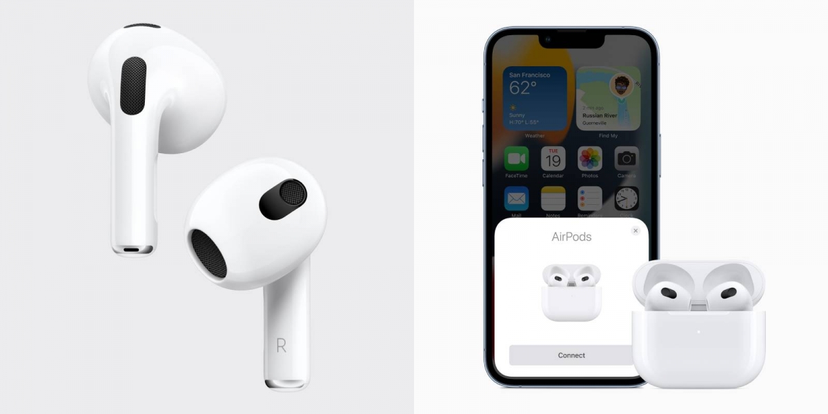 空間音訊、H1晶片、IPX4防水抗汙。APPLE AirPods 3 5990元發表!