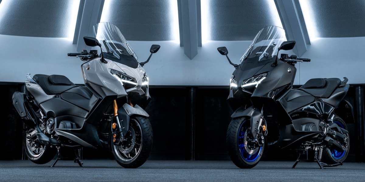 鷹眼大燈回歸 彎道ABS導入!2025 Yamaha TMAX Tech Max