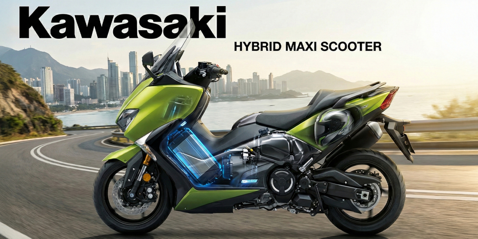 置物空間終於有救了？Kawasaki 專利曝光，把 Ninja 7 Hybrid 油電塞進「大羊」裡！