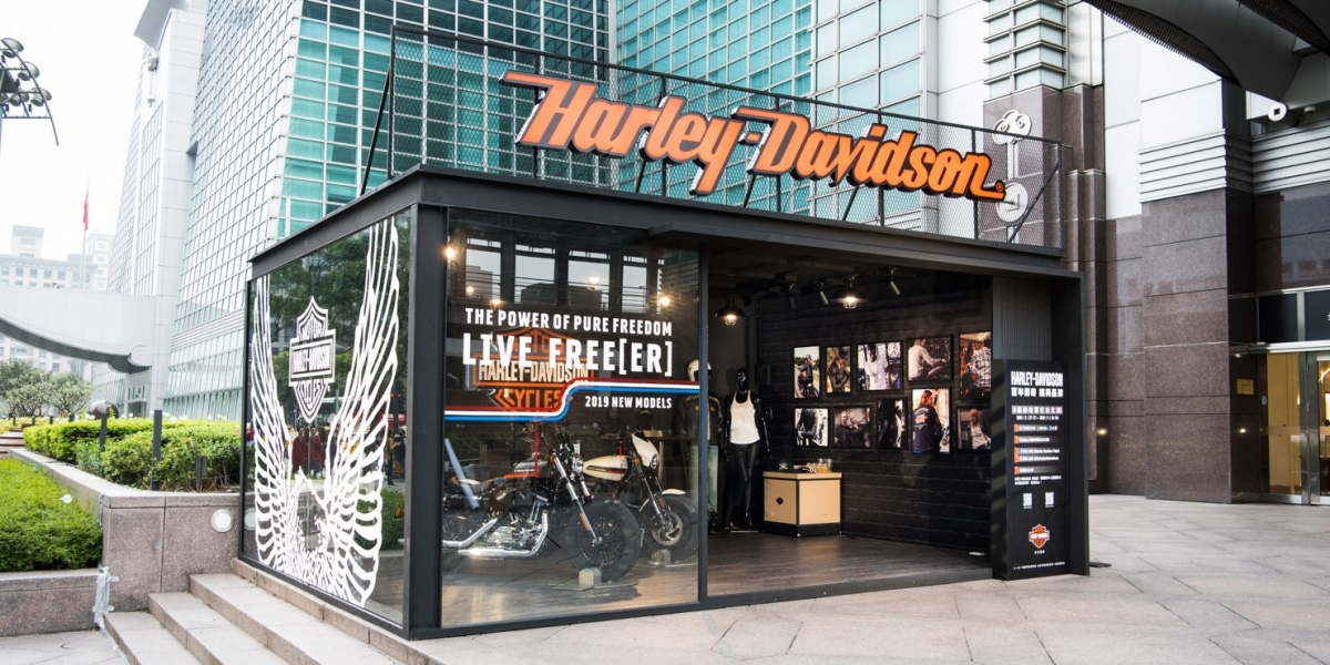 官方新聞稿。HARLEY-DAVIDSON 哈雷品牌快閃概念店 台北101時尚登場