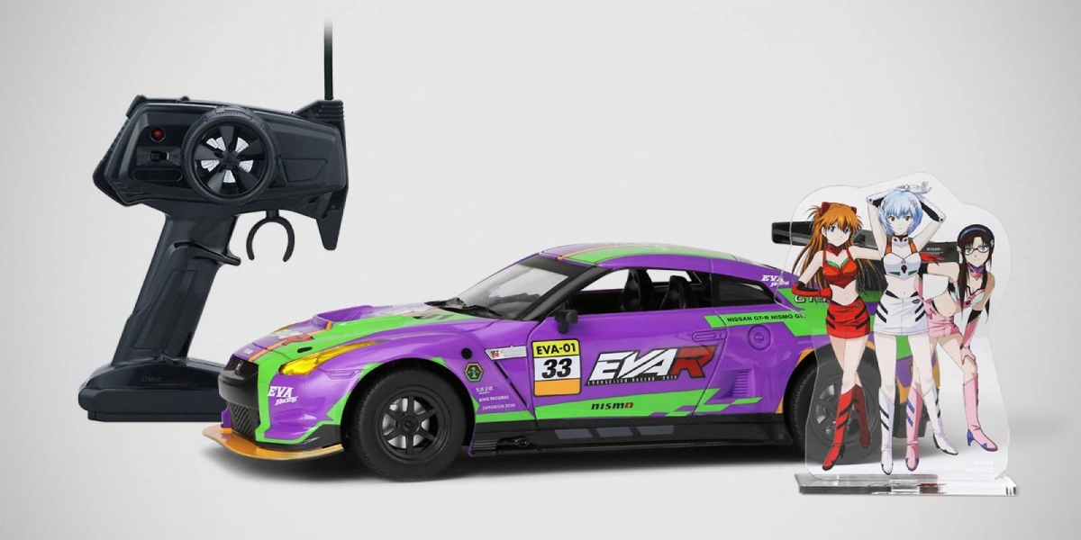 NISSAN GT-R配EVA福音戰士!Happinet EVA RT 01 Nissan GT-R NISMO GT3 遙控車發表