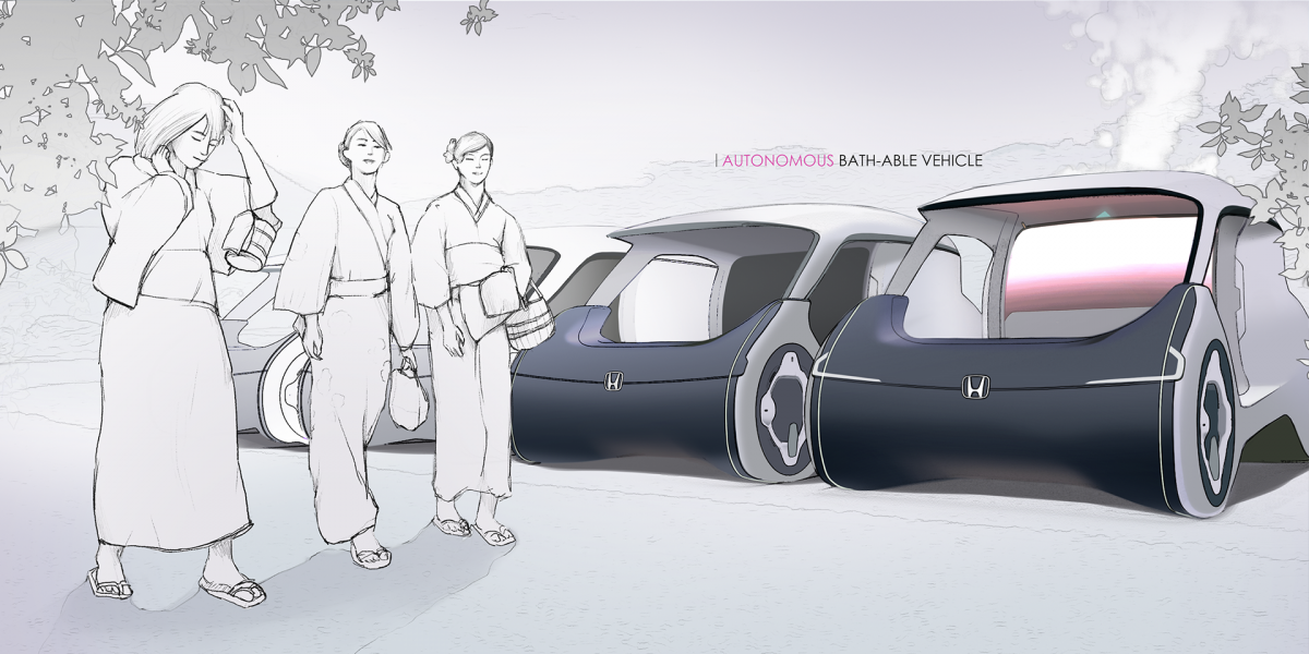邊開車邊泡澡?Honda概念車想像無極限!