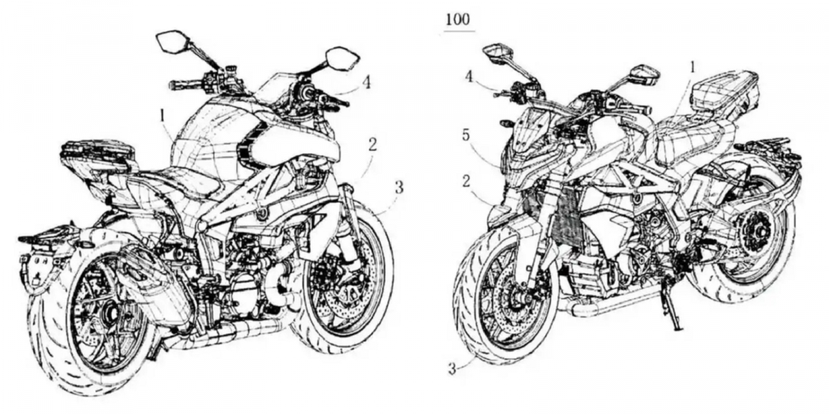 CFMoto 1250NK發表在即?最新專利圖流出且預計將搭載KTM LC8 V型雙缸引擎