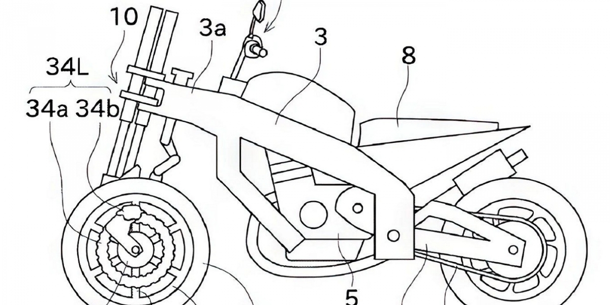三輪機車計畫持續進行!Kawasaki最新三輪機車專利圖曝光