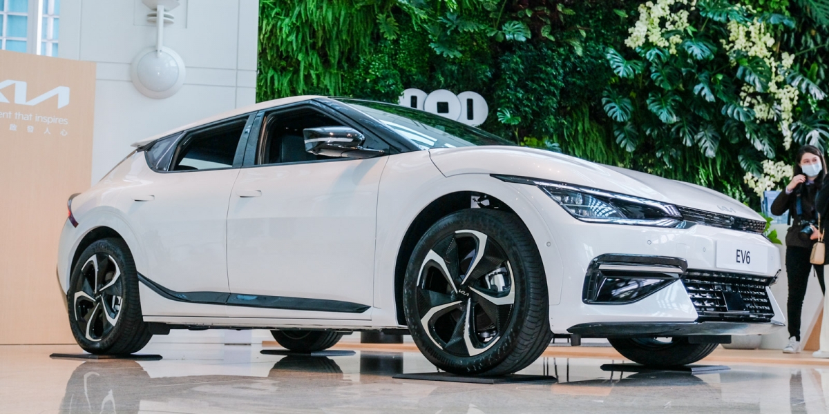 KIA全新電動車EV6進駐台北101 預告今年第二季 三種編成即將上市