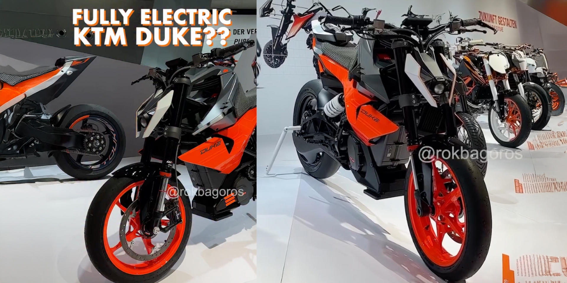 390車架、13匹馬達、100公里續航、3D列印蜂巢坐墊！KTM E-Duke 電動概念車實車現身
