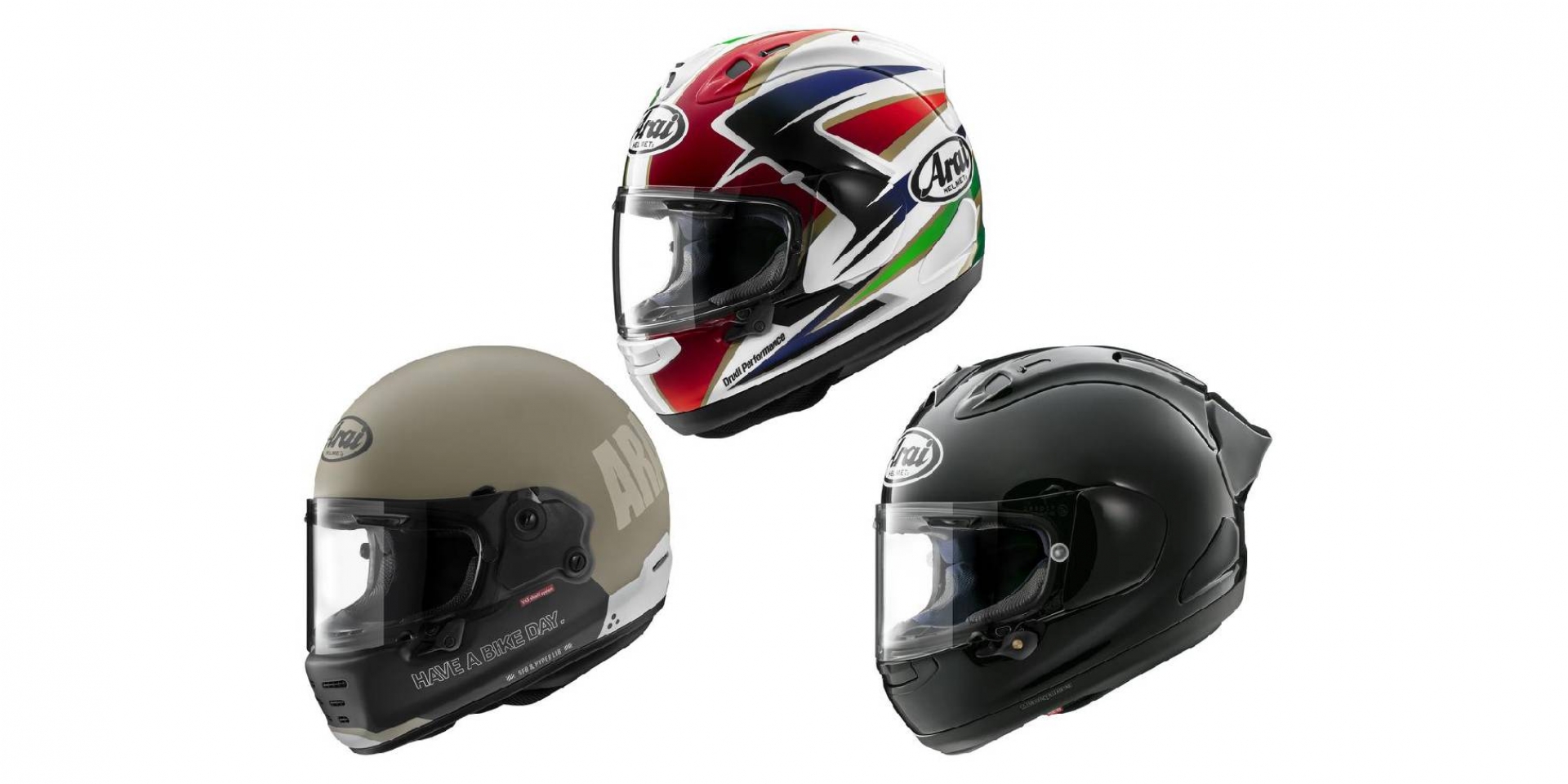 Arai 2025 三款新安全帽塗裝發表，從競賽到街頭設計全面升級！