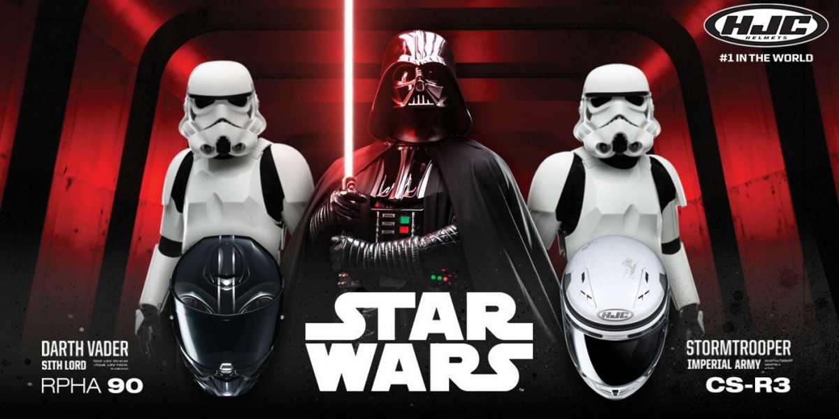 HJC邀你加入帝國軍!推出Darth Vader和Stormtrooper安全帽