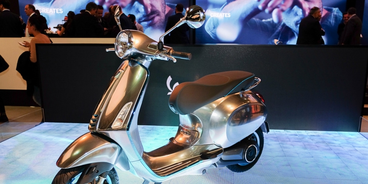 主推低功率、在家充電。Vespa Elettrica電動車22萬歐洲開賣