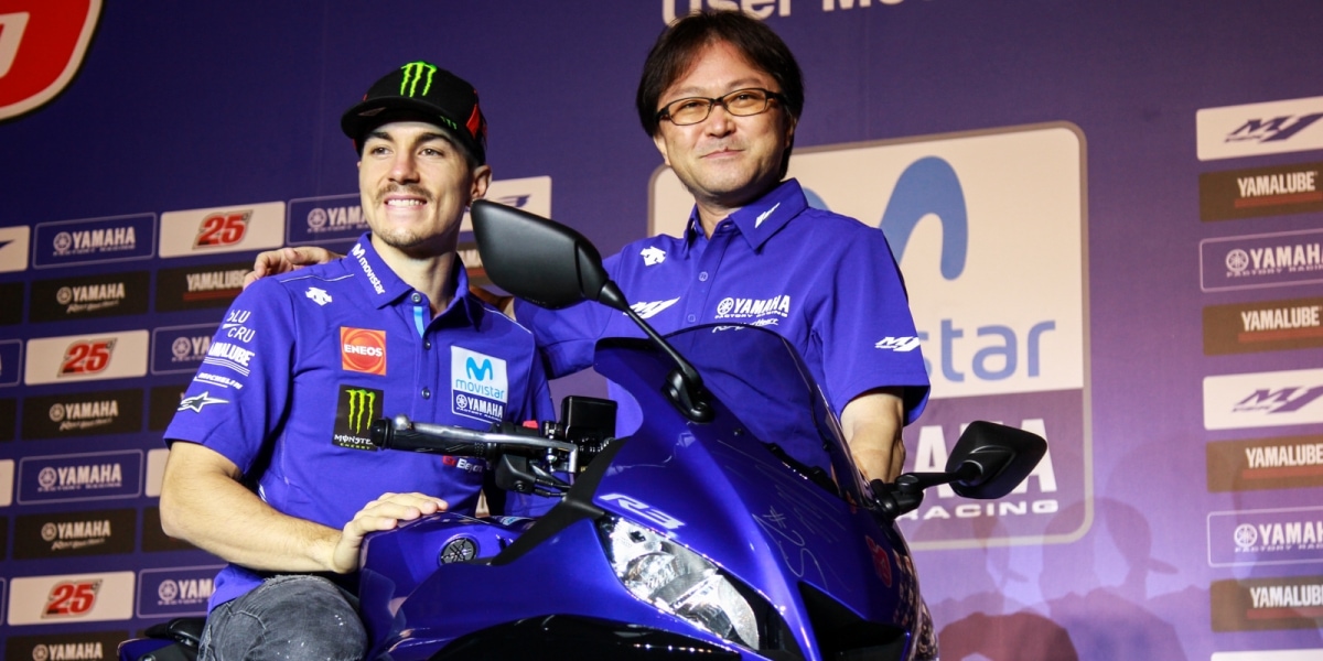 MotoGP戰鬥機首度抵台!Movistar YAMAHA廠隊車手Maverick Vinales台灣見面會!