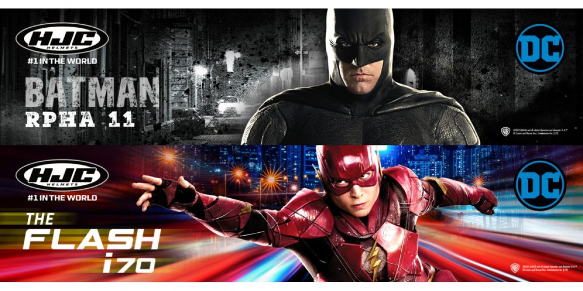 HJC、DC跨界合作,發表正義聯盟超級英雄帽款!