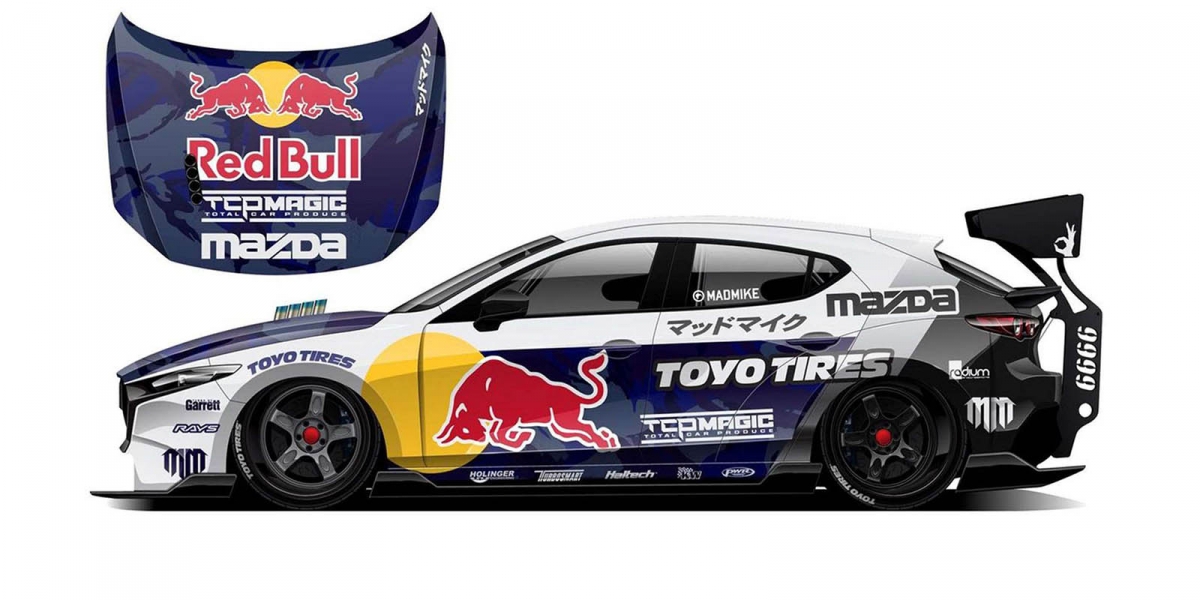 爆改MAZDA3搭載轉子引擎!1200匹+後驅決勝派克峰