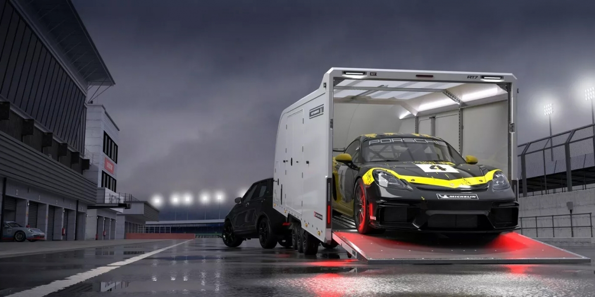 比賽車自己拖,Race Transporter 7個性化封閉拖車