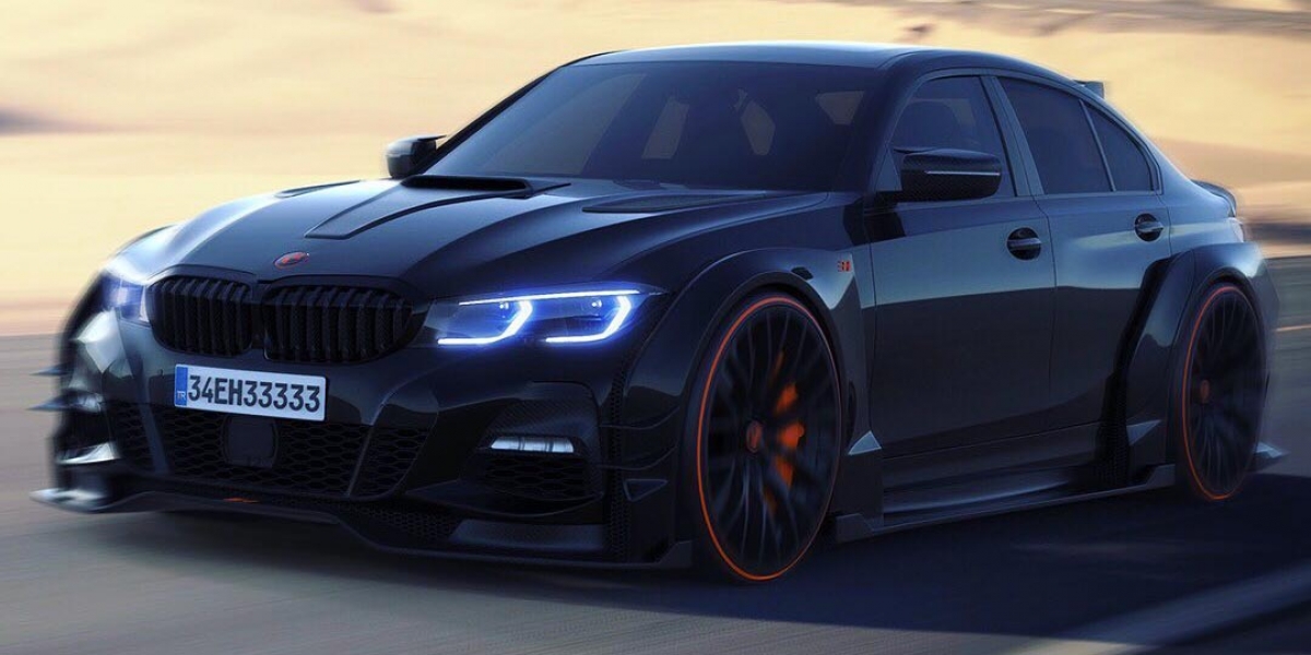 全新BMW M3長這樣?Emre Husmen的寬體預想圖。