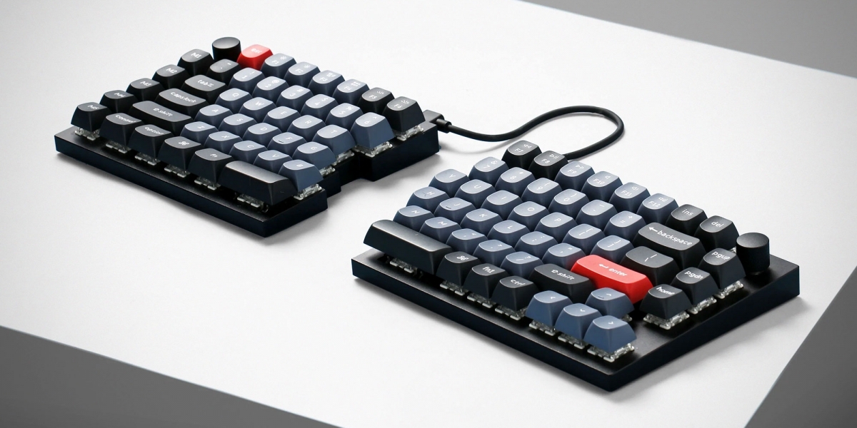 人體工學一分為二!Keychron Q11 QMK 人體工學鍵盤上市