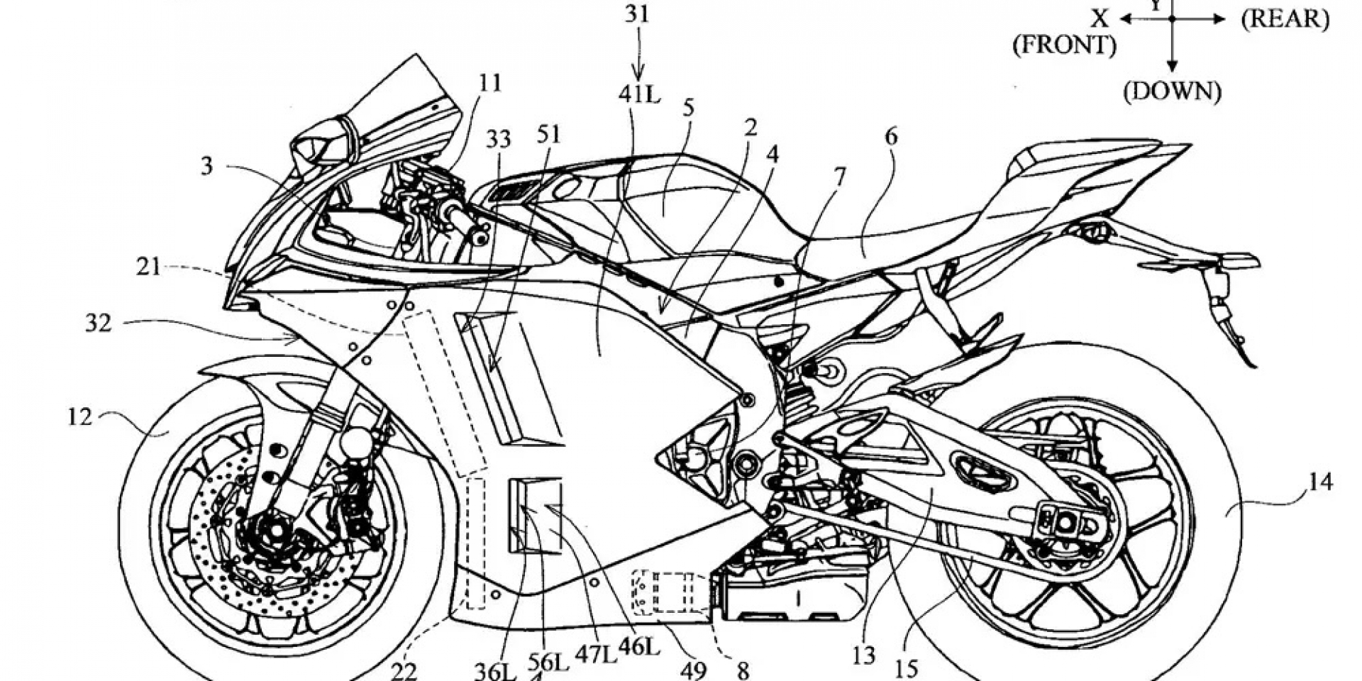 可變空力加持，R1 專利曝光！Yamaha 要讓 R1 重返街道？