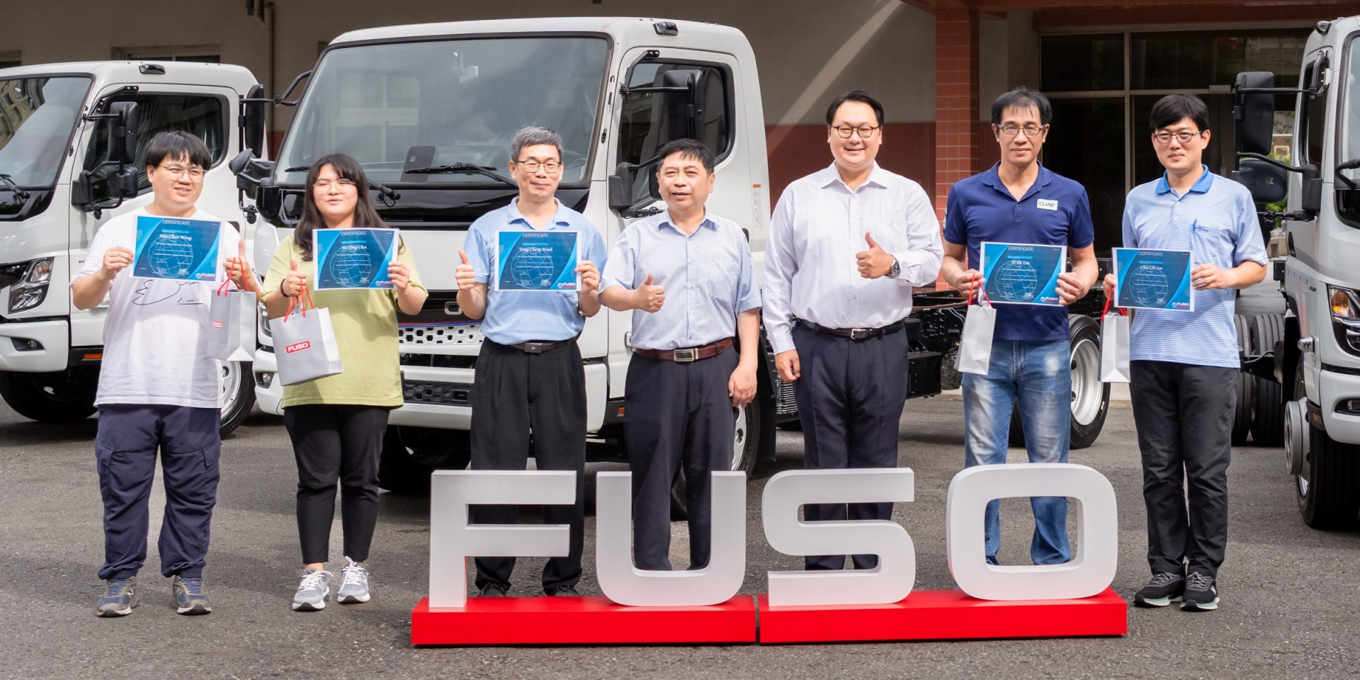 DTAT攜手交通部公路局公路人員訓練所率先導入FUSO eCanter推動電動車修護技術培育