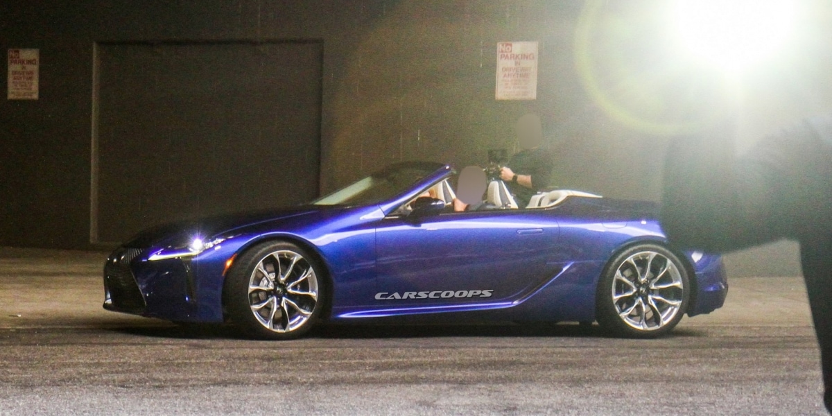 美型上空跑車即將發表 Lexus LC Convertible路上捕獲