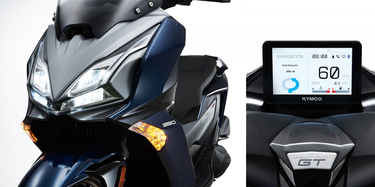 超大TFT儀錶 便利有感升級!KYMCO Downtown GT 350