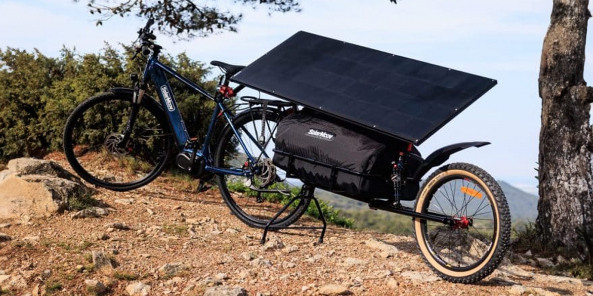 告別插座! SolarMoov 太陽能 E-Bike 拖車讓你邊騎邊充電